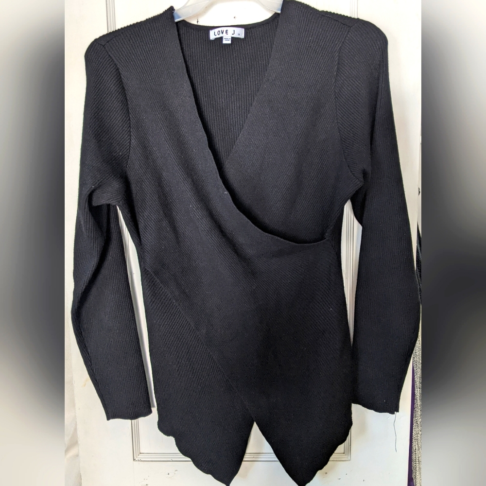 Love J Women's Asymmetrical Sweater - Picture 1 of 8